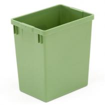 Plastová nádoba na triedenie odpadu, 29 L, zelená