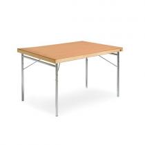 Skladací stôl Amber, 1200x800 mm, bukový laminát/oceľ