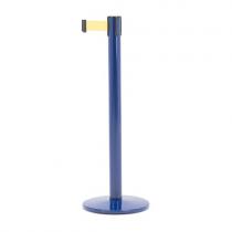 Bariérový systém, 3650 mm, modrý stĺpik, žltá páska