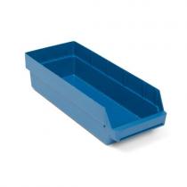 Plastový box na súčiastky REACH, Š 240 x H 600 x V 150 mm, modrý