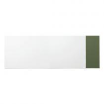 Tabuľa bez rámu 2990x1190 mm + vývesná tabuľa 500 x1190 mm, zelená