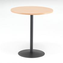Kaviarenský stôl ASTRID, Ø 700 x V 735 mm, buk / čierna