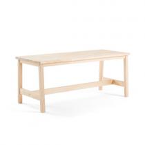 Jedálensky stôl Stabilis,1800x740x750 mm, masívna breza