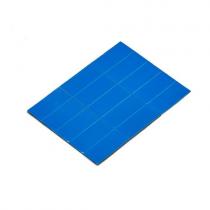 Popisovateľná magnetická páska, 22x50 mm, modrá